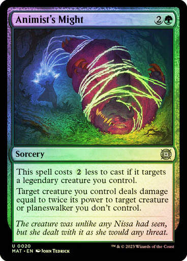 Animist's Might (MAT) / Foil