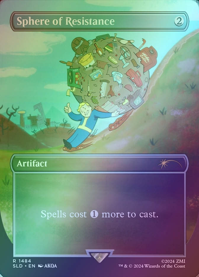 Sphere of Resistance (SLD) (1484★) / Borderless / Rainbow Foil