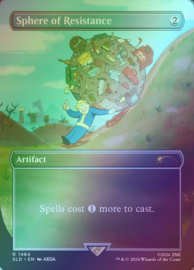 Sphere of Resistance (SLD) (1484★) / Borderless / Rainbow Foil
