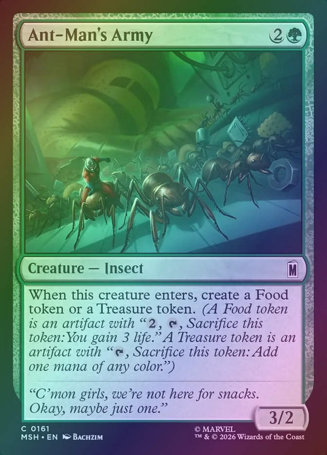 Ant-Man's Army (MSH) (161) / Foil