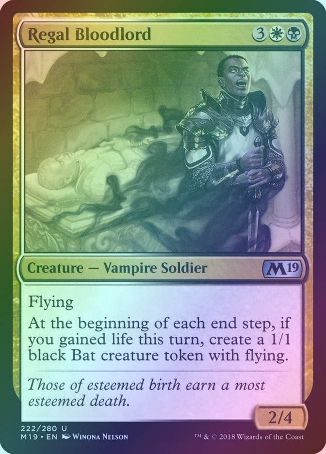 Regal Bloodlord (M19) (222) / Foil