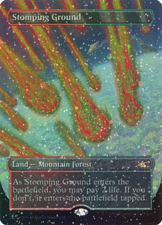 Stomping Ground (UNF) (531) / Borderless / Galaxy Foil