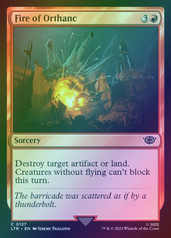 Fire of Orthanc (LTR) (127) / Foil