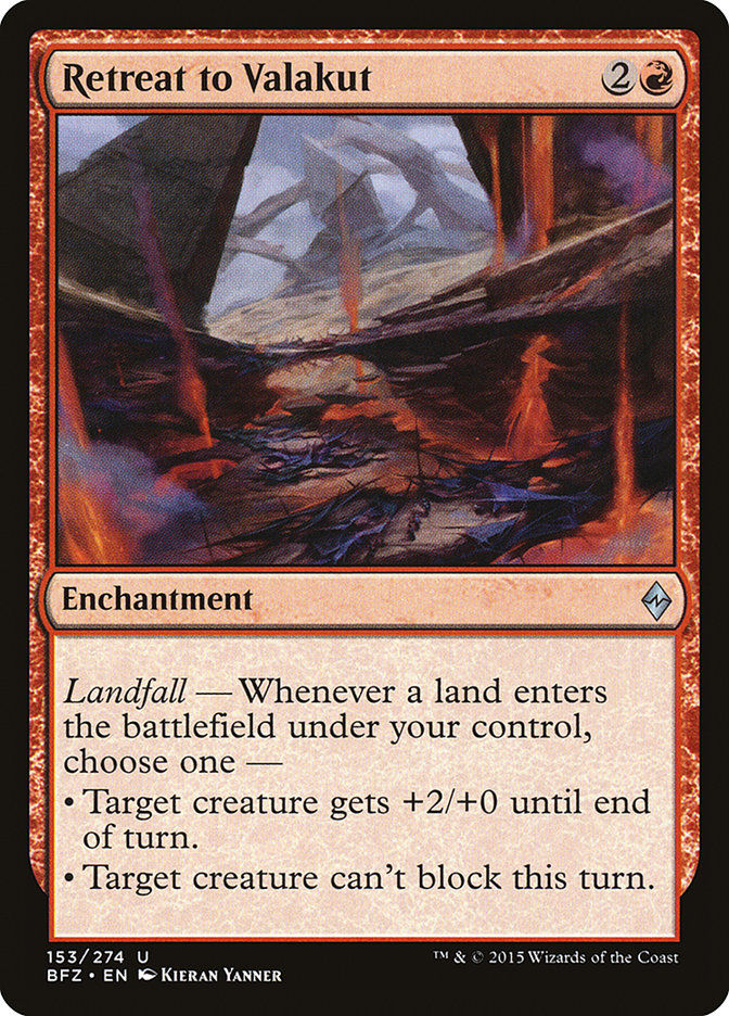Retreat to Valakut (BFZ) (153)