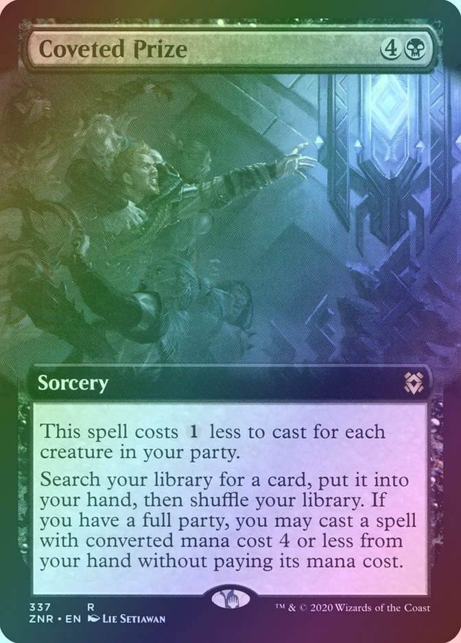 Coveted Prize (ZNR) (337) / Extended Art / Foil