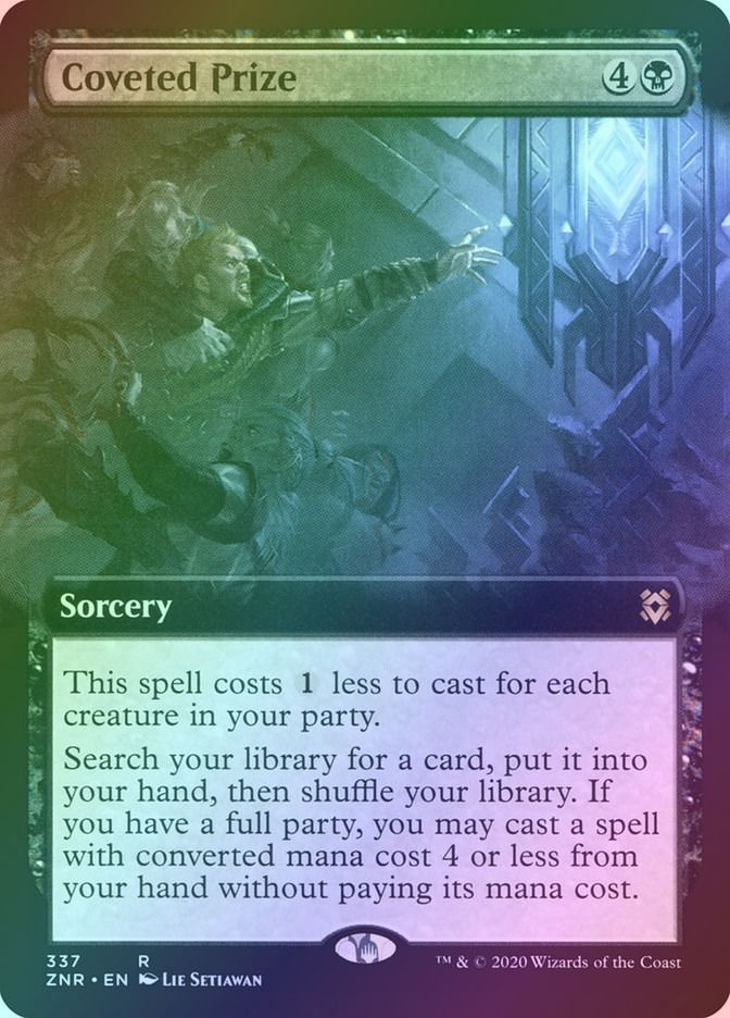 Coveted Prize (ZNR) (337) / Extended Art / Foil