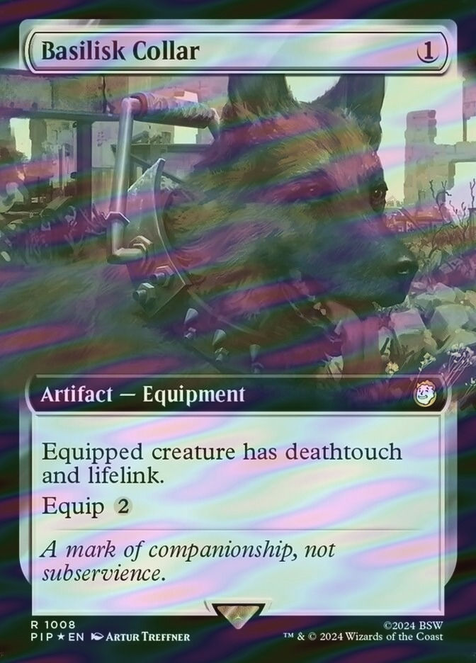 Basilisk Collar (PIP) (1008) / Extended Art / Surge Foil