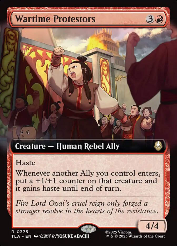 Wartime Protestors (TLA) (375) / Extended Art