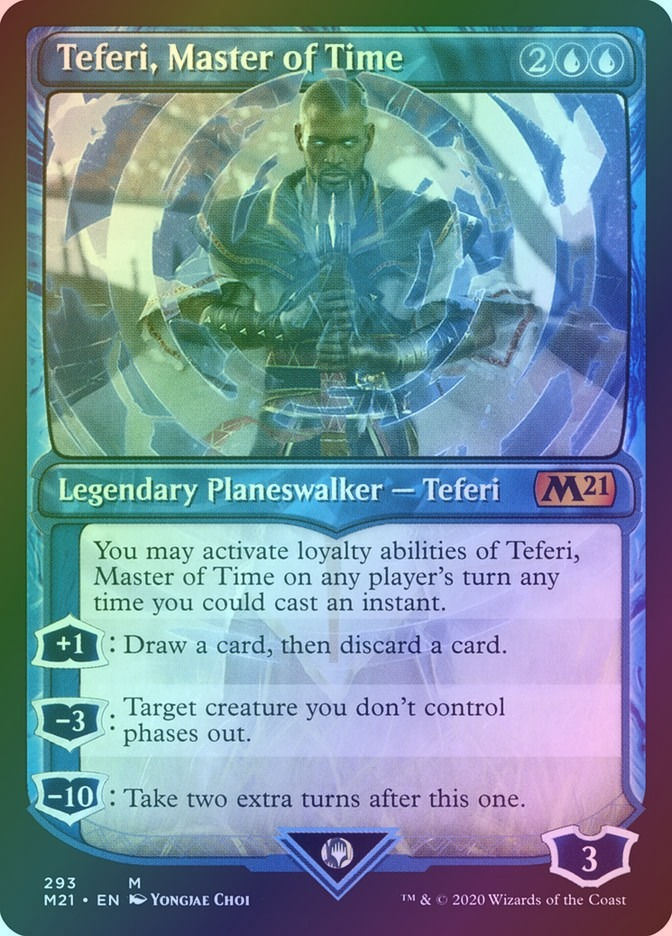 Teferi, Master of Time (M21) (293) / Showcase / Foil