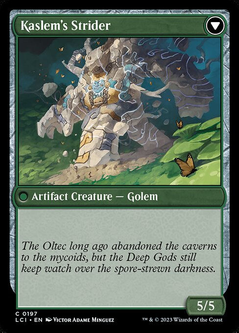 Kaslem's Stonetree // Kaslem's Strider (lci) — cara 2 de 2