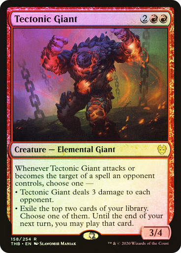 Tectonic Giant (THB) (158) / Foil