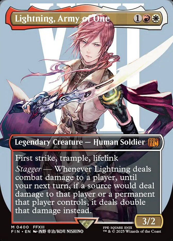 Lightning, Army of One (FIN) (400) / Borderless