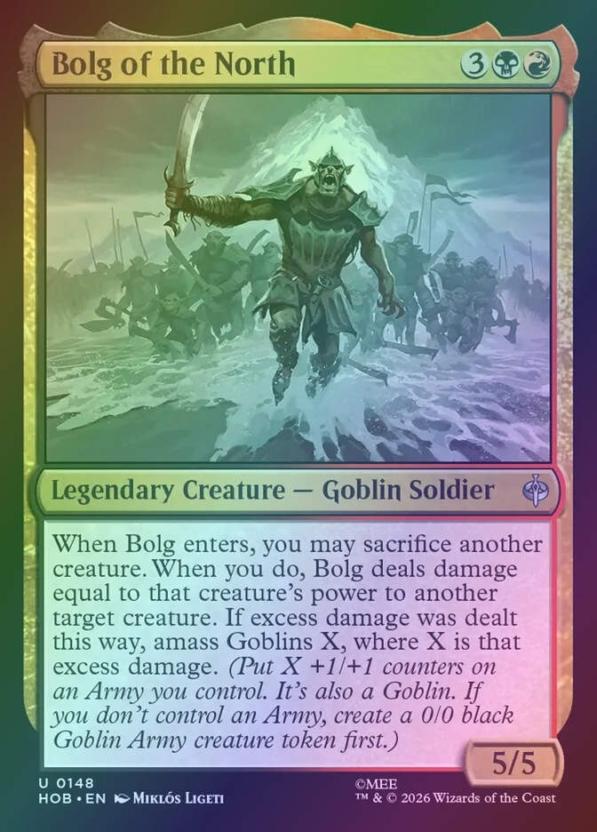 Bolg of the North (HOB) (148) / Foil