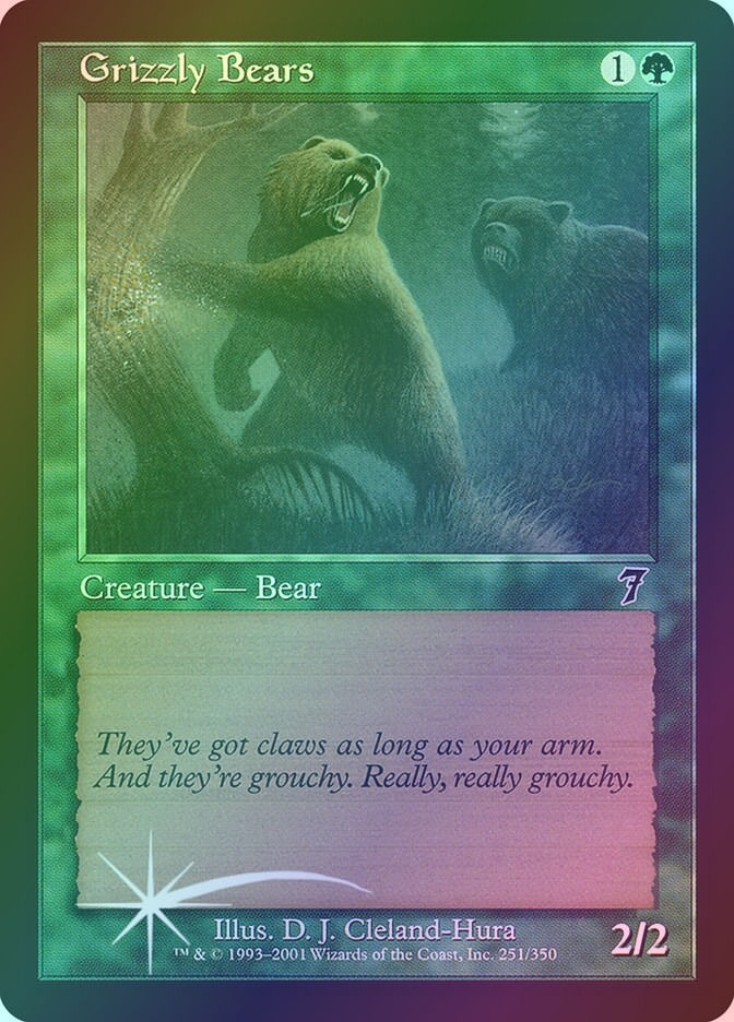 Grizzly Bears (7ED) (251★) / Foil