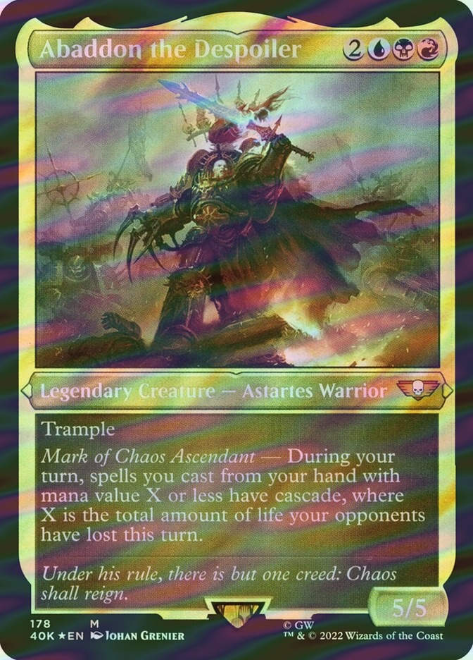 Abaddon the Despoiler (40K) (178) / Surge Foil