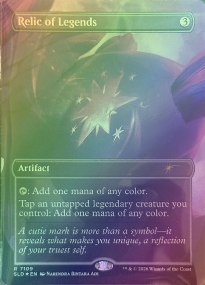 Relic of Legends (SLD) (7109) / Borderless / Foil