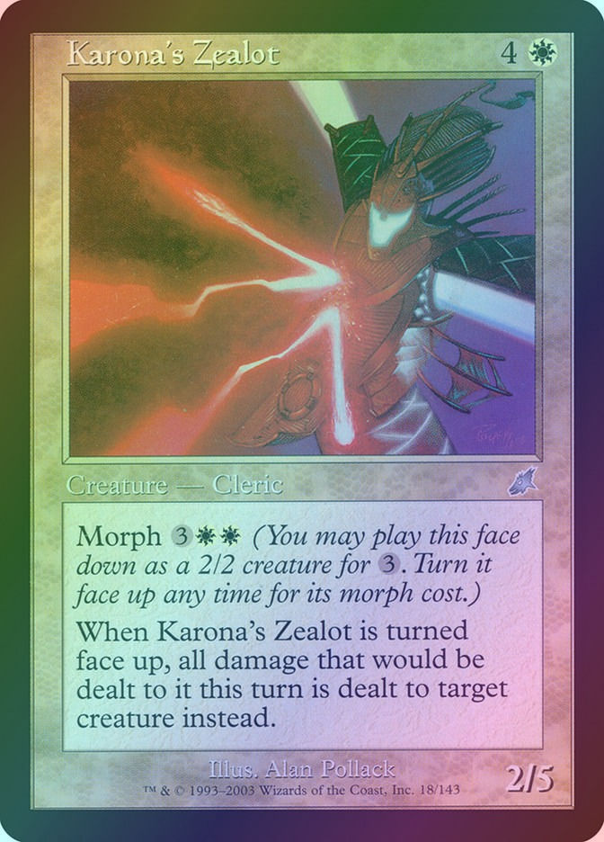 Karona's Zealot (SCG) (18) / Foil
