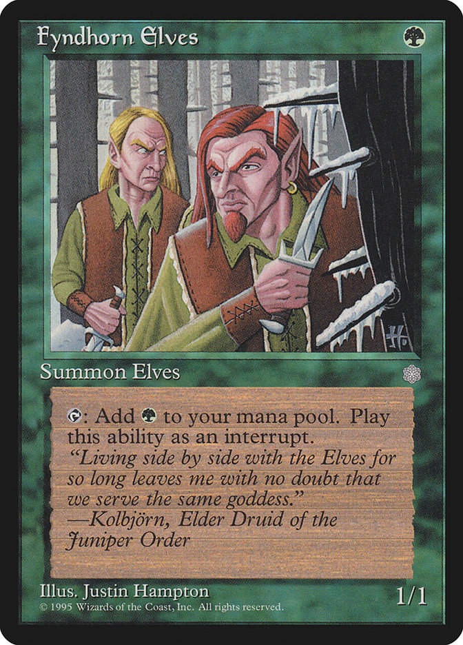 Fyndhorn Elves (ice)
