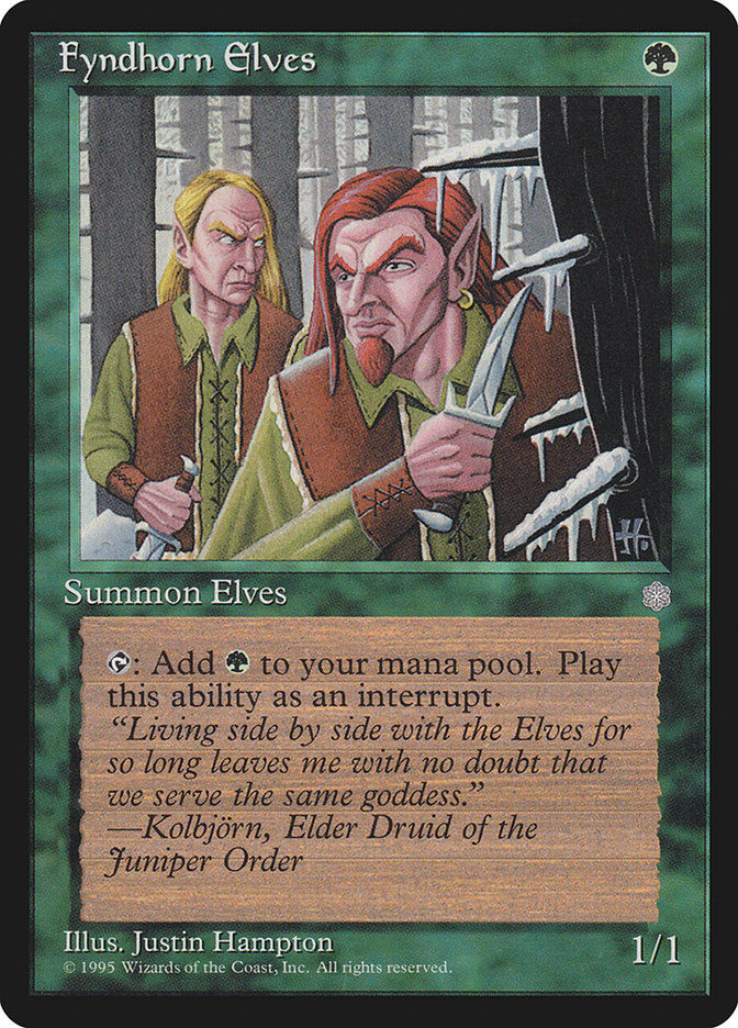 Fyndhorn Elves (ice)