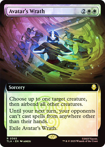Avatar's Wrath (TLA) (365) / Extended Art / Foil
