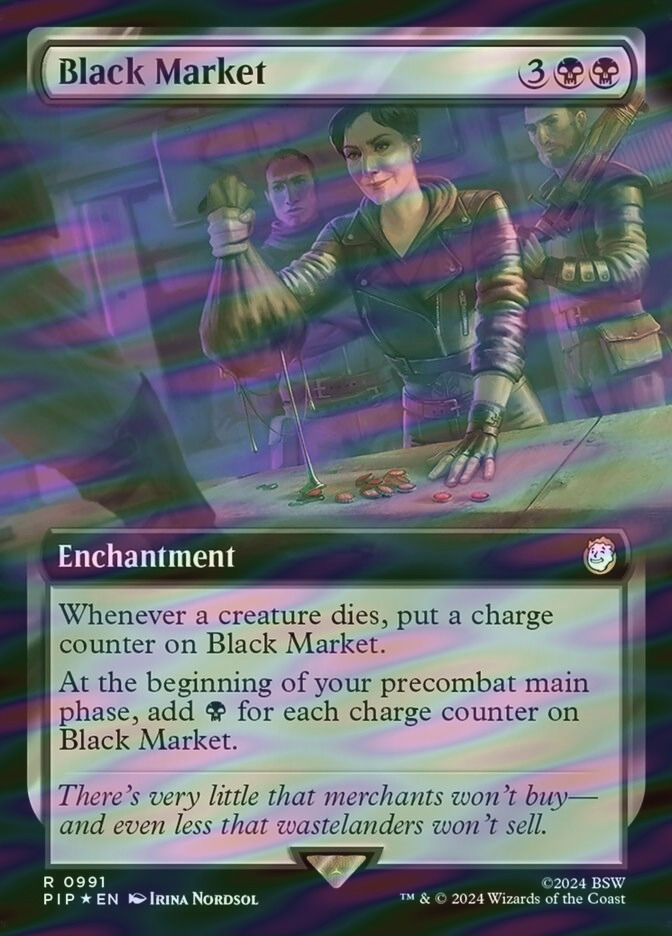 Black Market (PIP) (991) / Extended Art / Surge Foil