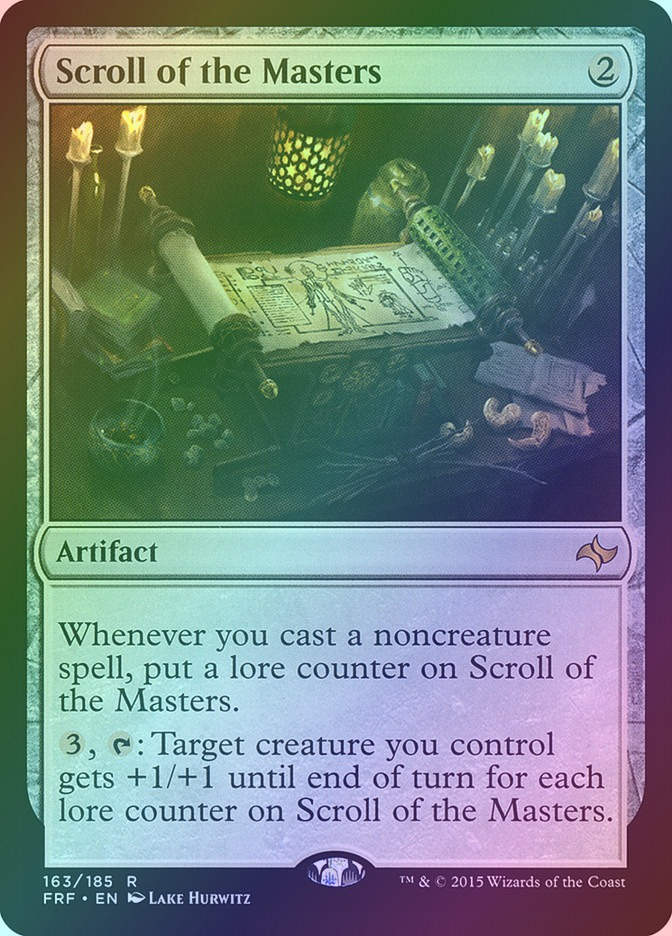 Scroll of the Masters (FRF) (163) / Foil