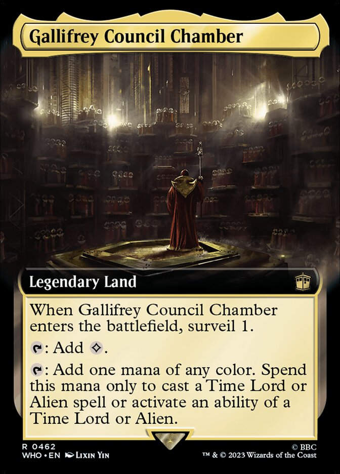Gallifrey Council Chamber (WHO) (462) / Extended Art