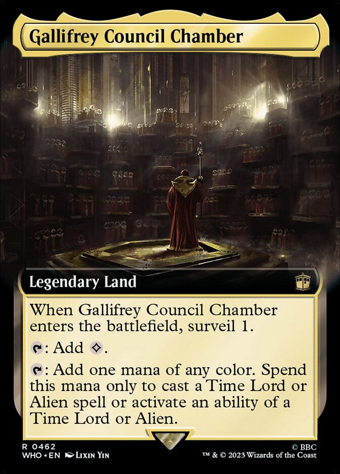 Gallifrey Council Chamber (WHO) (462) / Extended Art