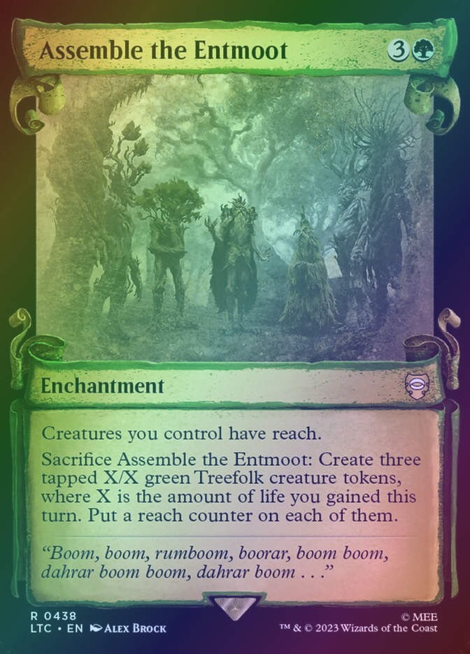 Assemble the Entmoot (LTC) (438) / Showcase / Foil