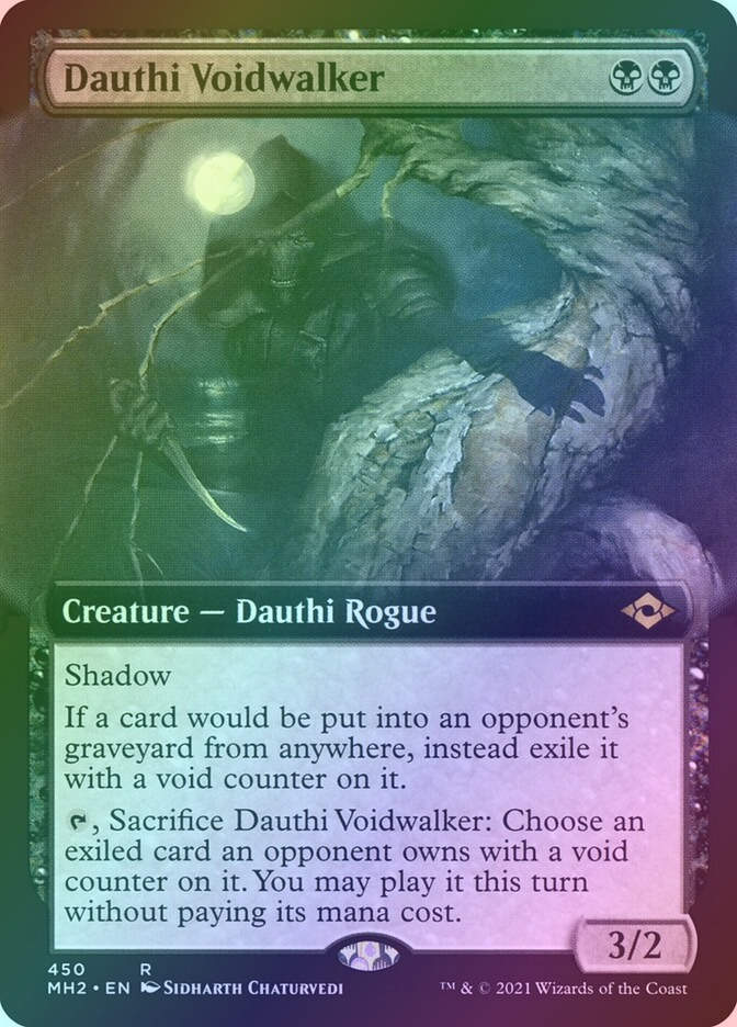 Dauthi Voidwalker (MH2) (450) / Extended Art / Foil