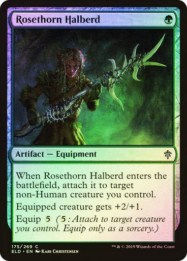 Rosethorn Halberd (ELD) (175) / Foil