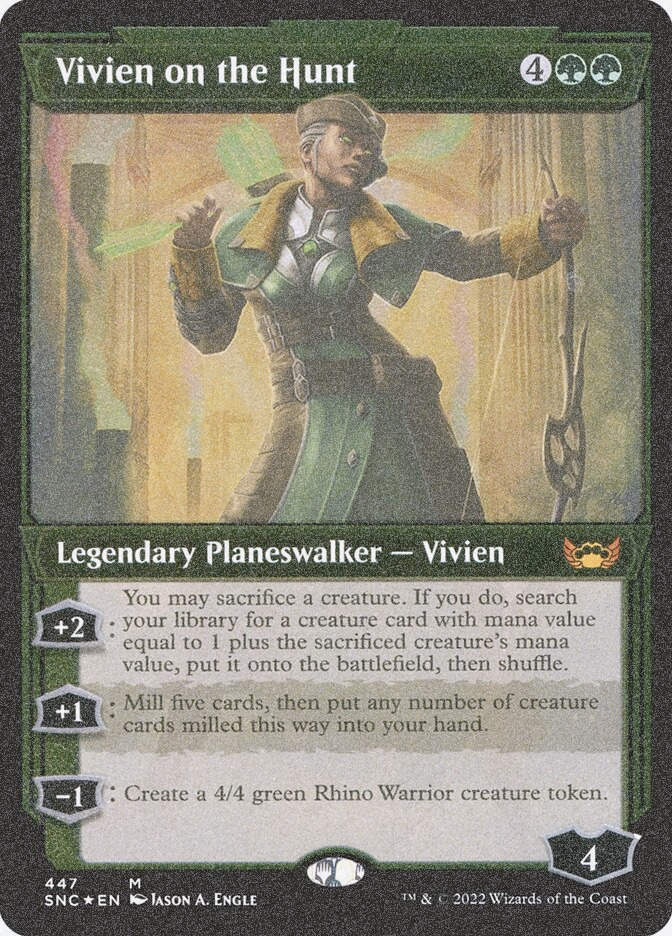 Vivien on the Hunt (SNC) (447) / Showcase / Foil Etched