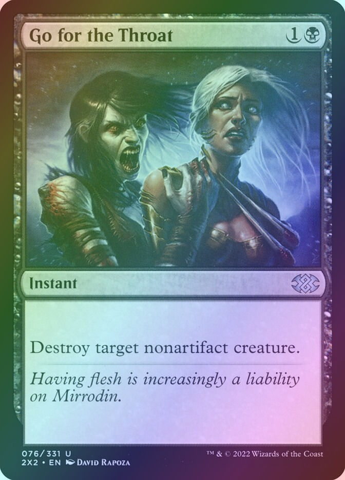 Go for the Throat (2X2) (76) / Foil
