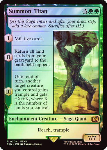 Summon: Titan (FIN) (204) / Foil