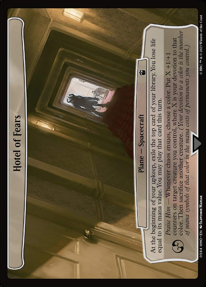 Hotel of Fears (WHO) (584) / Planar Cards