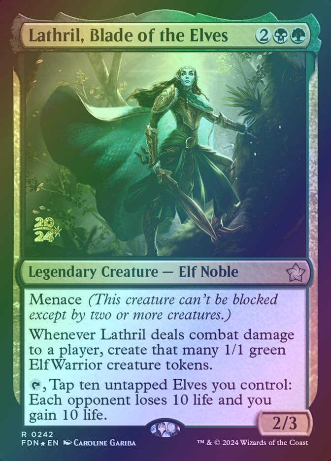 Lathril, Blade of the Elves (PFDN) (242s) / Foil