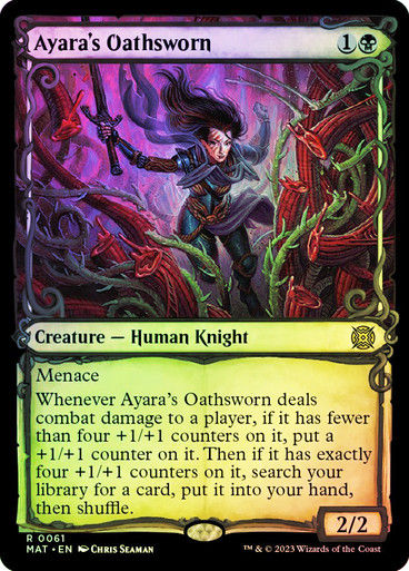 Ayara's Oathsworn (MAT) / Showcase / Foil
