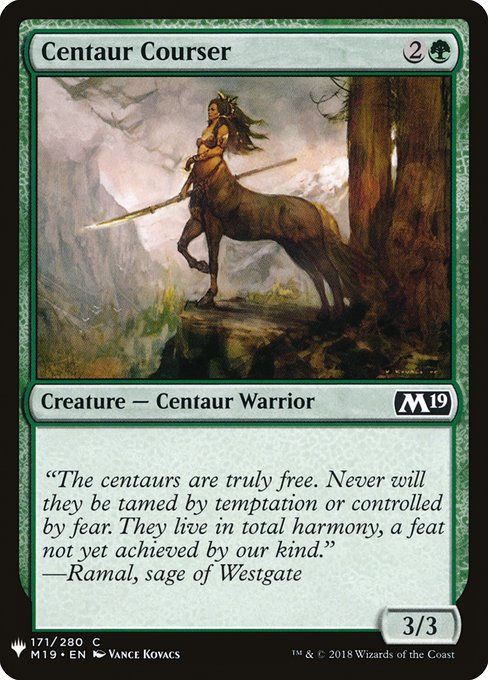 Centaur Courser (PLST) (M19-171)