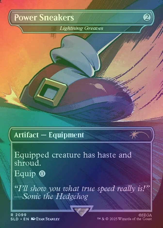 Lightning Greaves (SLD) (2099) / Borderless / Foil