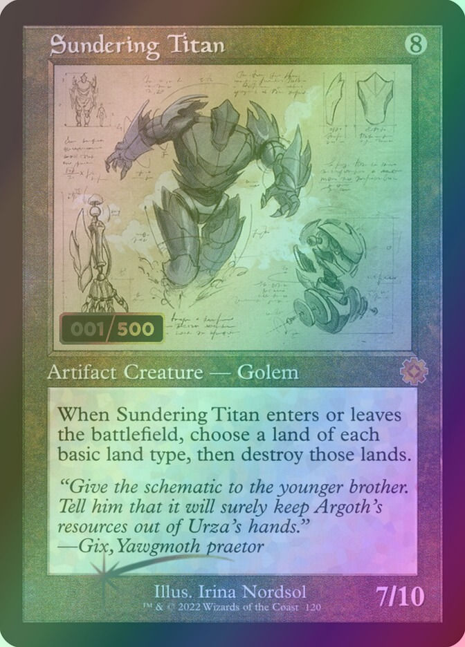 Sundering Titan (BRR) (120z) / Serialized