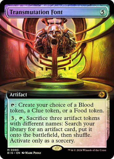 Transmutation Font (BIG) (93) / Extended Art / Foil
