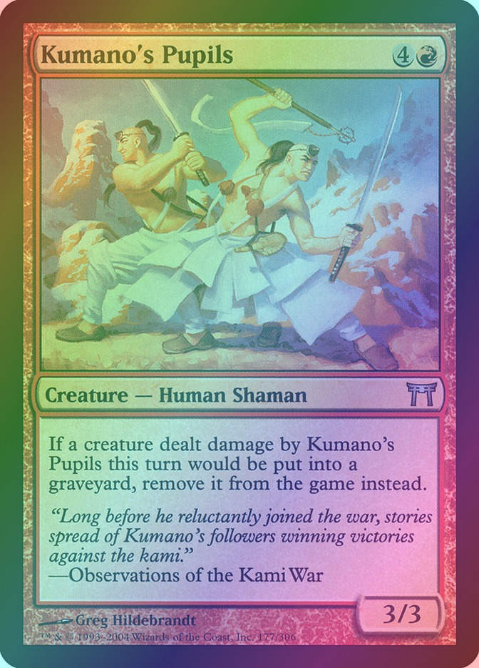 Kumano's Pupils (CHK) (177) / Foil
