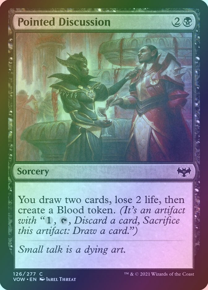 Pointed Discussion (VOW) (126) / Foil
