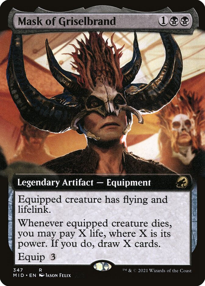 Mask of Griselbrand (MID) (347) / Extended Art
