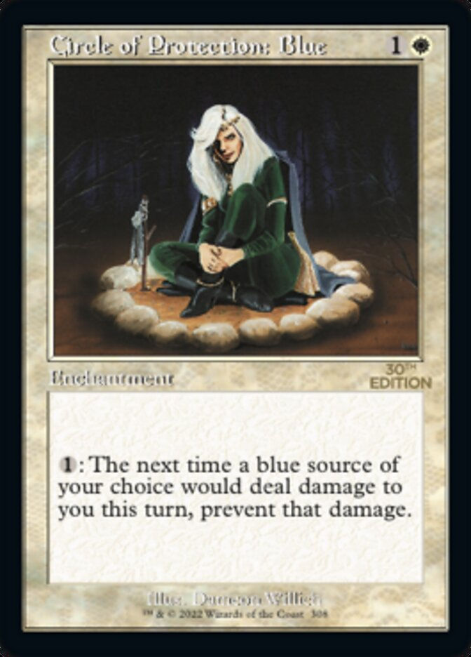 Circle of Protection: Blue (30a) / Retro Frame