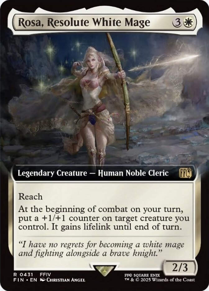 Rosa, Resolute White Mage (FIN) (431) / Extended Art