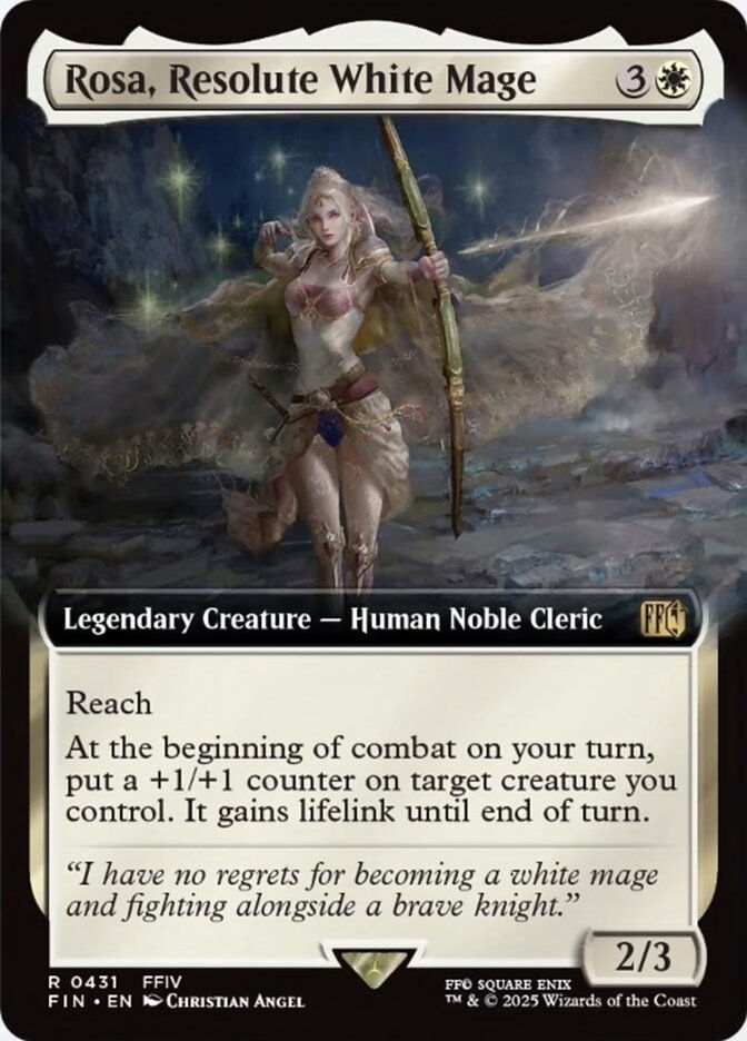 Rosa, Resolute White Mage (FIN) (431) / Extended Art