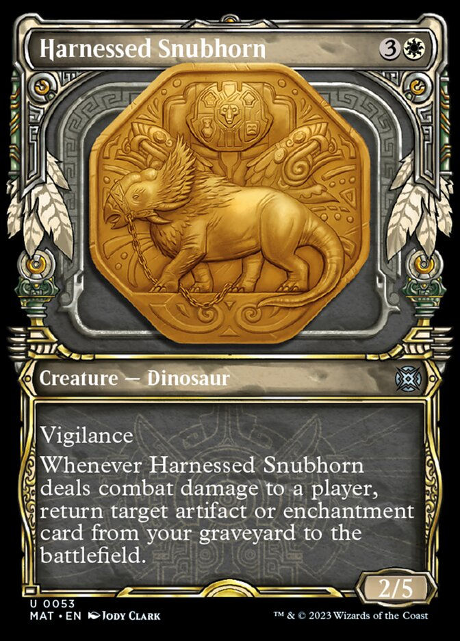Harnessed Snubhorn (MAT) / Showcase