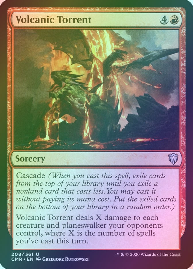 Volcanic Torrent (CMR) (208) / Foil