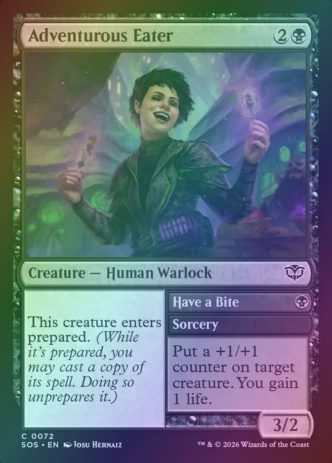 Adventurous Eater // Have a Bite (SOS) (72) / Foil